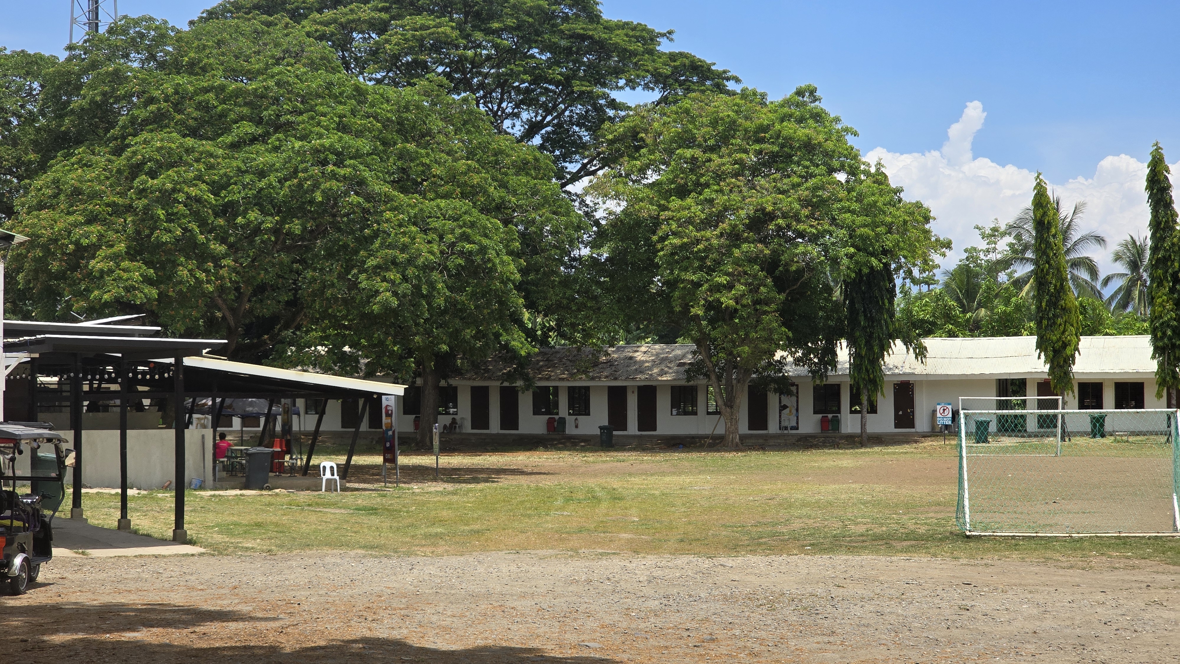 Campus grounds and field