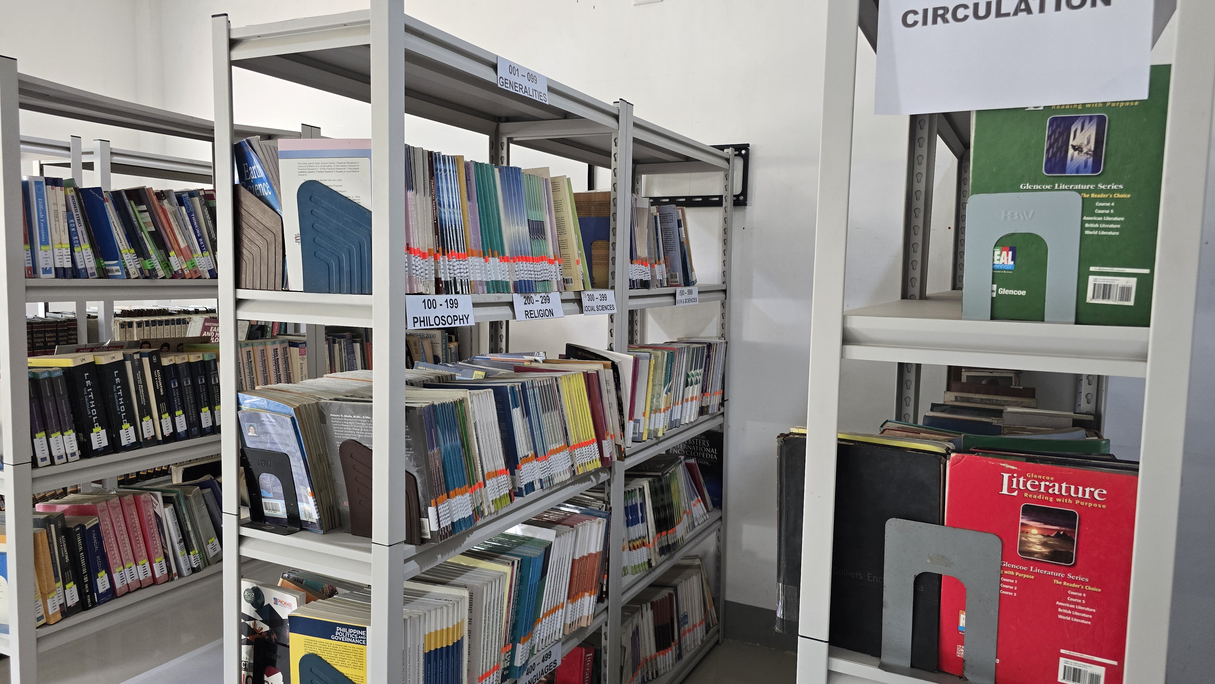 Library — circulation section