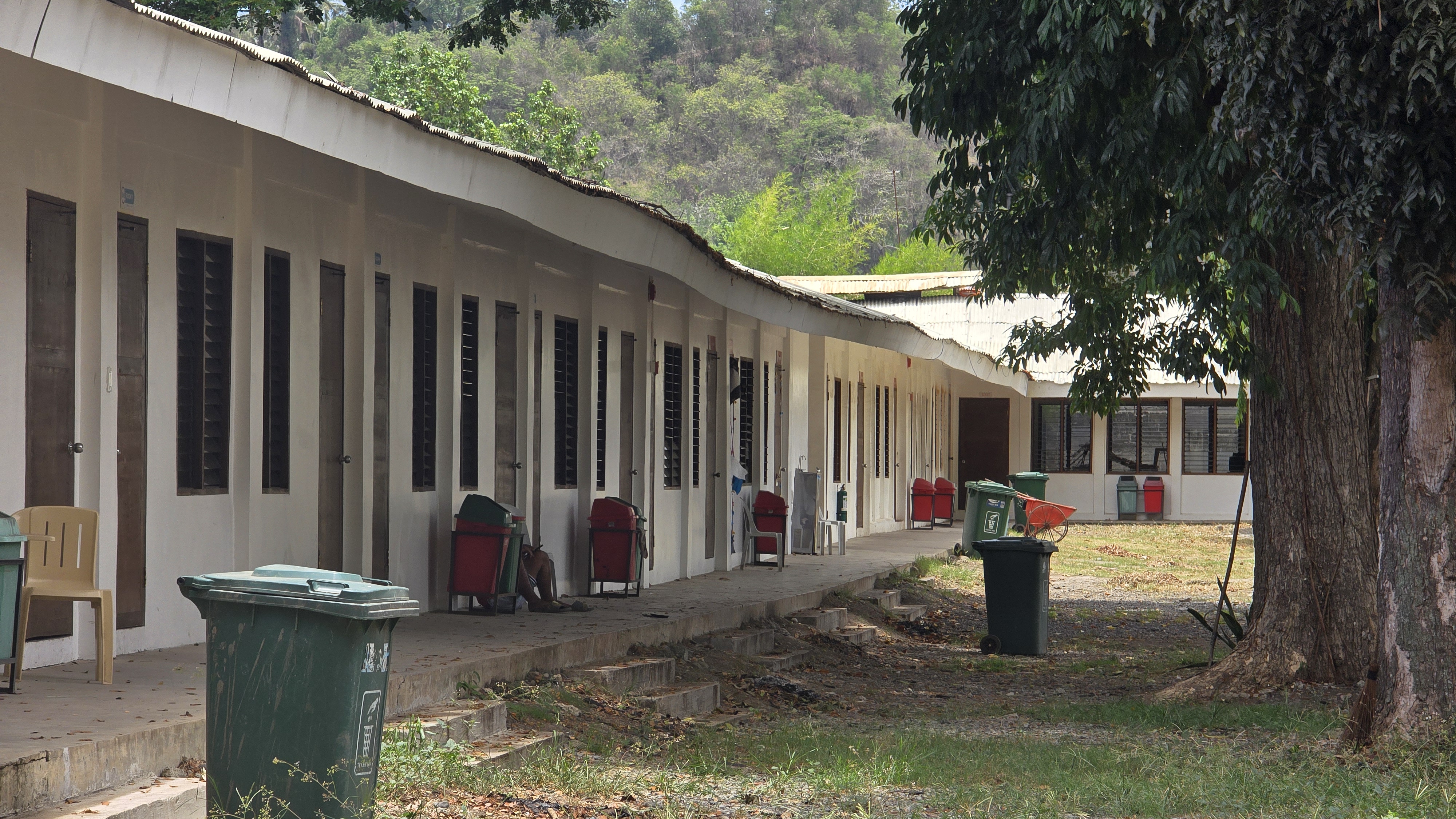 Classroom building corridor