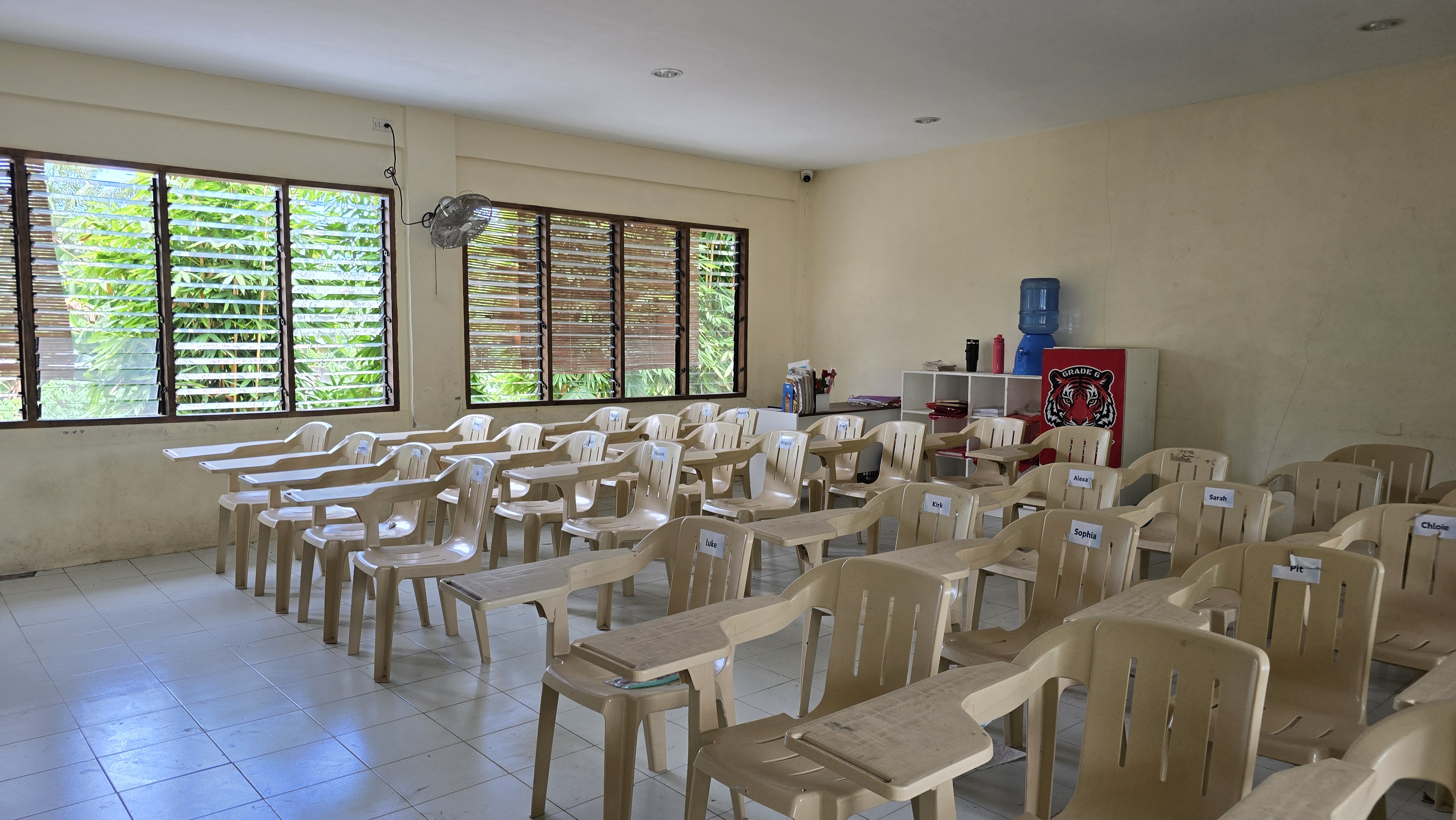 Classroom interior